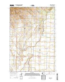 Harrah 2013 topographic map thumbnail