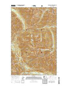 McGregor Mountain 2014 topographic map thumbnail