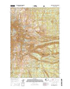 Mount Adams East 2014 topographic map thumbnail