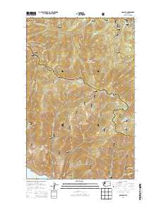 Oss Peak 2014 topographic map thumbnail