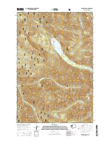 Packwood Lake 2014 topographic map thumbnail
