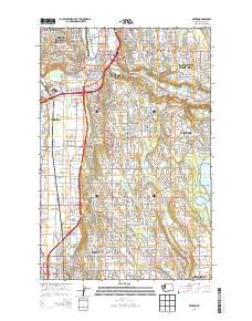 Renton 2014 topographic map thumbnail