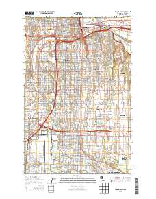 Tacoma South 2014 topographic map thumbnail