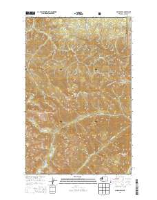 Maiden Peak 2014 topographic map thumbnail