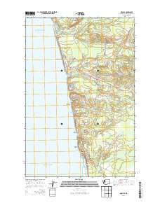 Moclips 2014 topographic map thumbnail