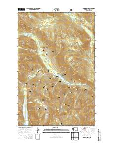 Polallie Ridge 2014 topographic map thumbnail