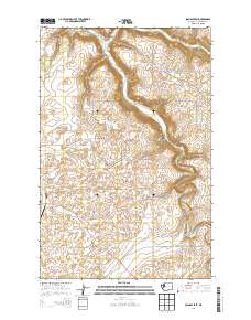 Spangle East 2014 topographic map thumbnail