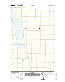Laurier OE N 2014 topographic map thumbnail