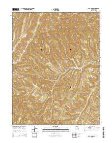 Tepee Canyon 2014 topographic map thumbnail