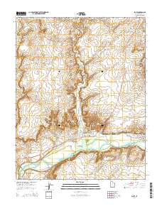 Bluff 2014 topographic map thumbnail
