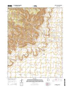 Antone Canyon 2014 topographic map thumbnail