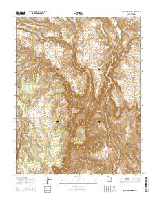 Bull Valley Gorge 2014 topographic map thumbnail