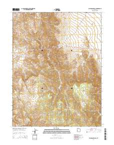 Bullgrass Knoll 2014 topographic map thumbnail