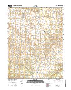 Bates Knolls 2014 topographic map thumbnail
