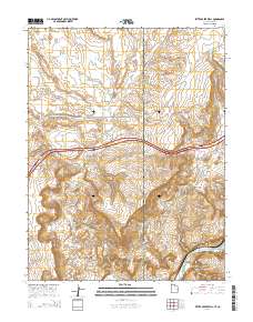 Bitter Creek Well 2014 topographic map thumbnail