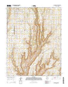 Blanding South 2014 topographic map thumbnail