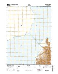 Badger Island 2014 topographic map thumbnail
