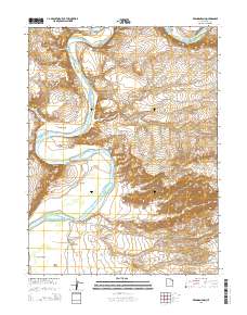 Brennan Basin 2014 topographic map thumbnail