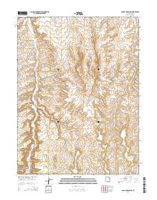 Agency Draw NW 2014 topographic map thumbnail