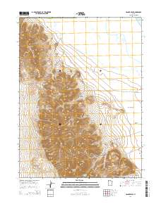 Craner Peak 2014 topographic map thumbnail