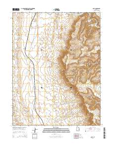 Cliff 2014 topographic map thumbnail