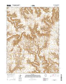 Cave Flat 2014 topographic map thumbnail