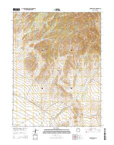 Cherry Creek 2014 topographic map thumbnail