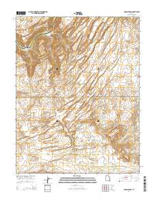 Cross Canyon 2014 topographic map thumbnail