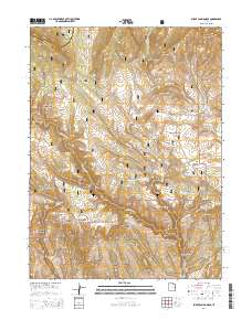Burnt Cabin Gorge 2014 topographic map thumbnail