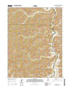 Chandler Falls 2014 topographic map thumbnail