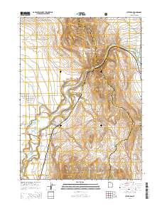 Cutler Dam 2014 topographic map thumbnail