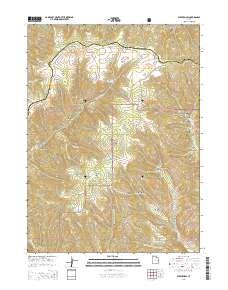 Bybee Knoll 2014 topographic map thumbnail