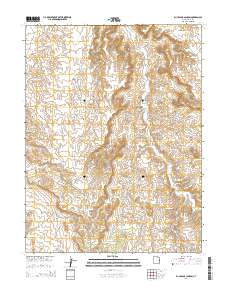 Buck Camp Canyon 2014 topographic map thumbnail