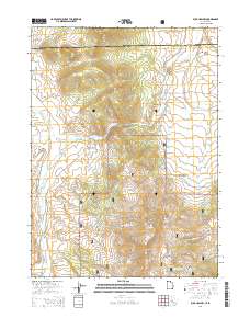 Buck Hollow 2014 topographic map thumbnail