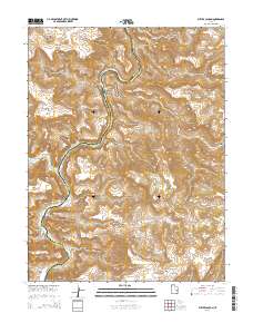 Butler Canyon 2014 topographic map thumbnail