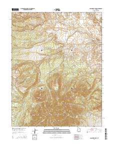 Cass Creek Peak 2014 topographic map thumbnail