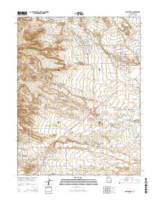 Castle Dale 2014 topographic map thumbnail