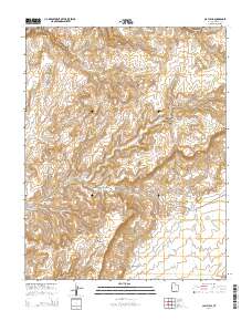 Clay Hills 2014 topographic map preview