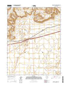 Crescent Junction 2014 topographic map thumbnail