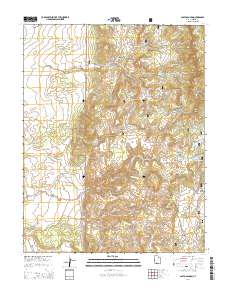 Casto Canyon 2014 topographic map thumbnail