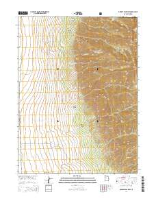 Deseret Peak West 2014 topographic map thumbnail