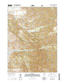 Durst Mountain 2014 topographic map thumbnail