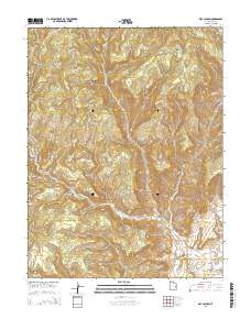 Dry Canyon 2014 topographic map thumbnail