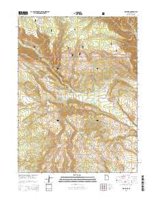 Dry Fork 2014 topographic map thumbnail