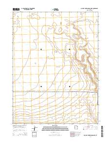 Dugway Proving Ground SE 2014 topographic map thumbnail