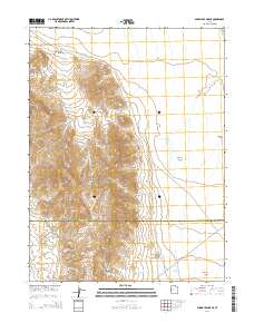 Dugway Range NE 2014 topographic map thumbnail