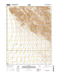 Dugway Range NW 2014 topographic map thumbnail