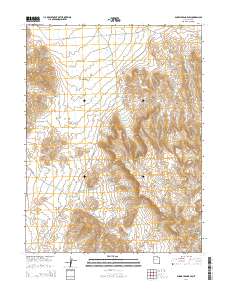 Dugway Range SW 2014 topographic map thumbnail