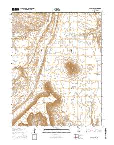 Factory Butte 2014 topographic map preview
