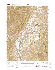 East Canyon Reservoir 2014 topographic map thumbnail